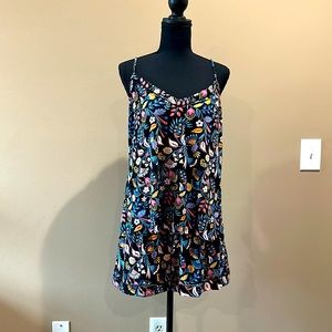 Ladies, two piece black floral, Cami/shorts, sleepwear, size large. NWT.